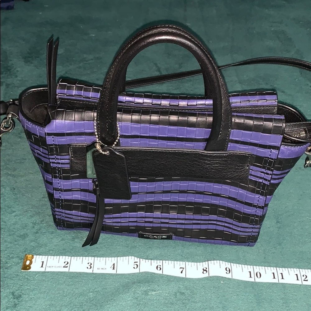 Slightly used coach New York small leather